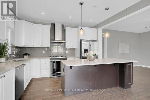 371 Meadowbreeze Drive, Ottawa, ON - Indoor Photo Showing Kitchen With Stainless Steel Kitchen With Upgraded Kitchen