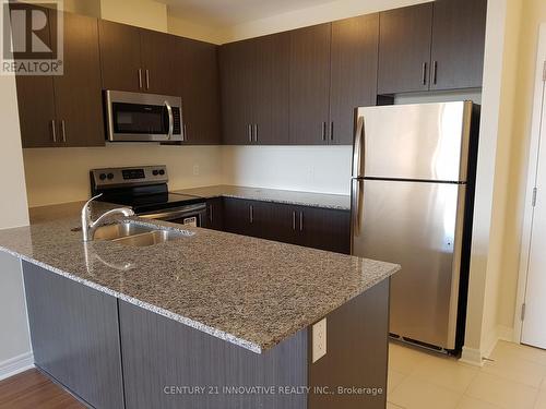 413 - 7325 Markham Road, Markham, ON - Indoor Photo Showing Kitchen With Stainless Steel Kitchen With Double Sink With Upgraded Kitchen