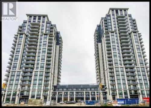 1110 - 204 Burnhamthorpe Road E, Mississauga, ON - Outdoor With Balcony With Facade