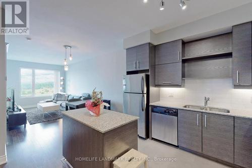 810 - 325 South Park Road, Markham, ON - Indoor Photo Showing Kitchen With Stainless Steel Kitchen With Double Sink