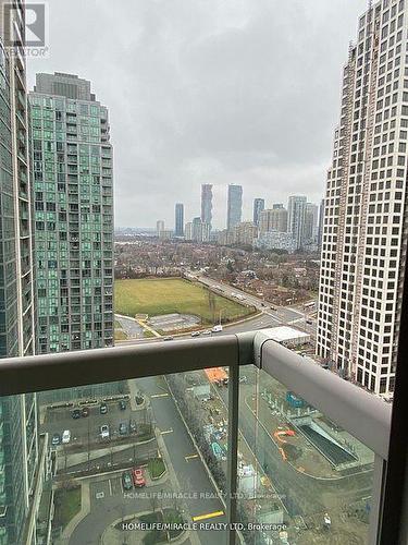 2307 - 3504 Hurontario Street, Mississauga, ON - Outdoor With Balcony With View