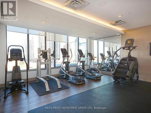 3808 - 510 Curran Place, Mississauga, ON - Indoor Photo Showing Gym Room