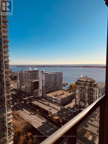 3207 - 11 Brunel Court, Toronto, ON - Outdoor With Body Of Water With Balcony With View