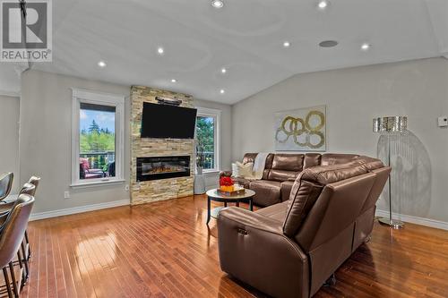 55 Woodview Place, Conception Bay South, NL - Indoor Photo Showing Living Room With Fireplace