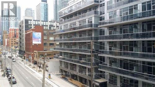 618 - 39 Brant Street, Toronto, ON - Outdoor With Balcony With Facade