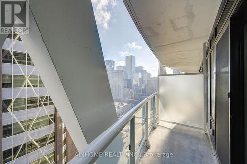 2412 - 230 Simcoe Street, Toronto, ON - Outdoor With Balcony With Exterior