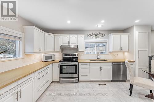 143 Stewart Street, Oakville, ON - Indoor Photo Showing Kitchen With Double Sink