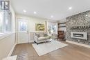 143 Stewart Street, Oakville, ON  - Indoor Photo Showing Living Room With Fireplace 