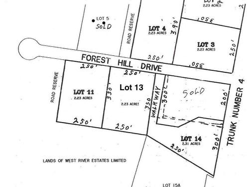 Lot 13 Forest Hill Drive, Central West River, NS 