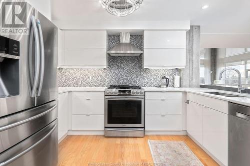 2175 Wyandotte Street East Unit# 409, Windsor, ON - Indoor Photo Showing Kitchen With Upgraded Kitchen