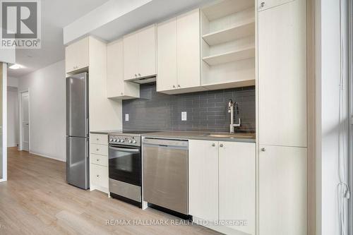 118 - 50 George Butchart Drive, Toronto, ON - Indoor Photo Showing Kitchen With Upgraded Kitchen