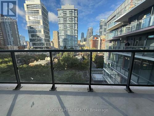 818 - 308 Jarvis Street, Toronto, ON - Outdoor With Balcony