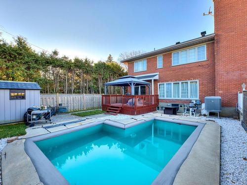 Pool - 476 Av. Ellerton, Mont-Royal, QC - Outdoor With In Ground Pool With Deck Patio Veranda