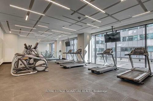 1012-87 Peter St, Toronto, ON - Indoor Photo Showing Gym Room