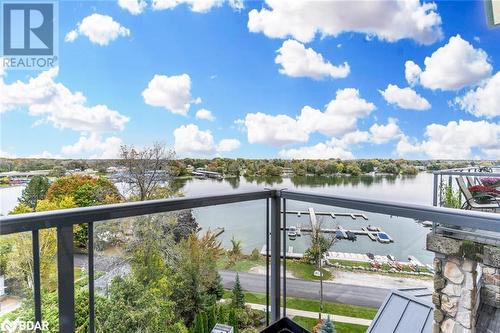 80 Orchard Point Road Unit# 604, Orillia, ON - Outdoor With Body Of Water With Balcony With View