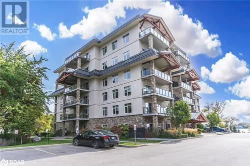 80 Orchard Point Road Unit# 604, Orillia, ON - Outdoor With Balcony With Facade