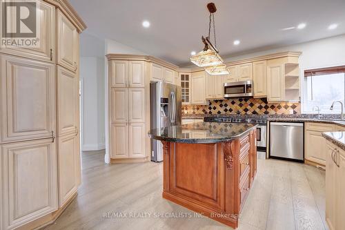 7 Deer Run Crescent, Halton Hills, ON - Indoor Photo Showing Kitchen With Double Sink With Upgraded Kitchen