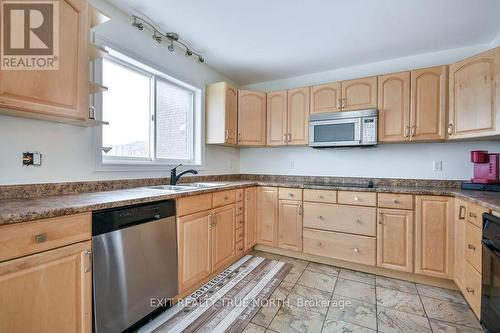 33 Brown Wood Drive, Barrie, ON - Indoor Photo Showing Kitchen With Double Sink