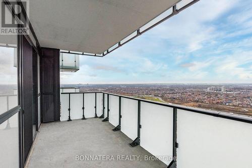 3702 - 4130 Parkside Village Drive, Mississauga, ON - Outdoor With Balcony With View With Exterior