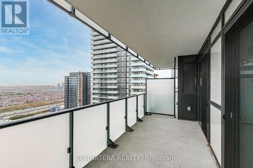 3702 - 4130 Parkside Village Drive, Mississauga, ON - Outdoor With Balcony With View With Exterior