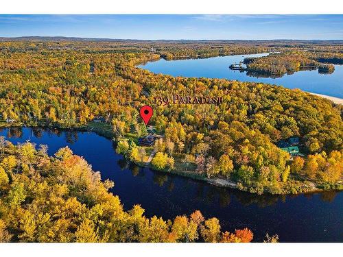 Aerial photo - 139 Av. Paradise, Mansfield-Et-Pontefract, QC - Outdoor With Body Of Water With View