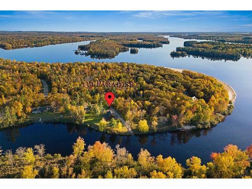 Aerial photo - 139 Av. Paradise, Mansfield-Et-Pontefract, QC - Outdoor With Body Of Water With View