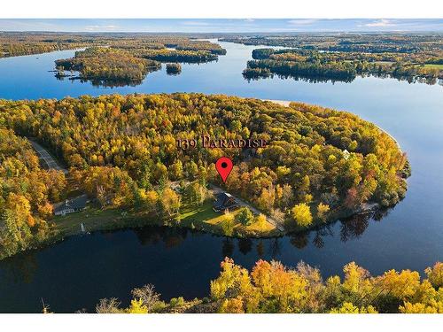 Aerial photo - 139 Av. Paradise, Mansfield-Et-Pontefract, QC - Outdoor With Body Of Water With View