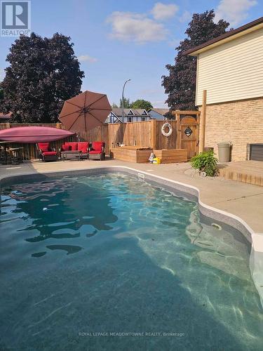 11 Wright Avenue, Halton Hills, ON - Outdoor With In Ground Pool