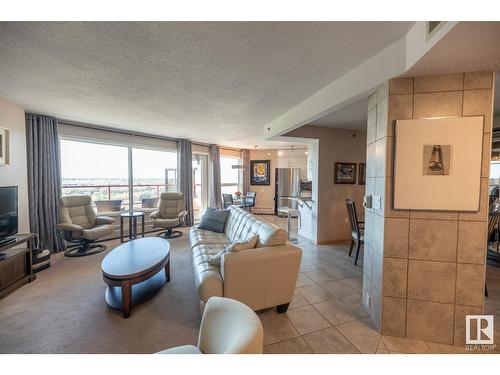 #703 12319 Jasper Av Nw, Edmonton, AB - Indoor Photo Showing Living Room