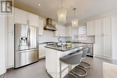 4 Brigham Avenue, Hamilton, ON - Indoor Photo Showing Kitchen With Stainless Steel Kitchen With Upgraded Kitchen