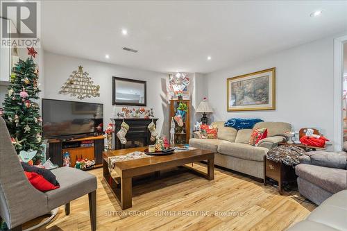 Lower - 9 Grenadier Drive, Hamilton, ON - Indoor Photo Showing Living Room With Fireplace