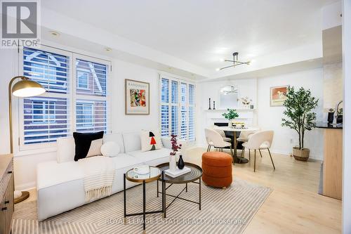 1203 - 22 Laidlaw Street, Toronto, ON - Indoor Photo Showing Living Room