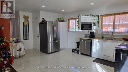 208 West 19Th Street, Hamilton, ON - Indoor Photo Showing Kitchen With Double Sink