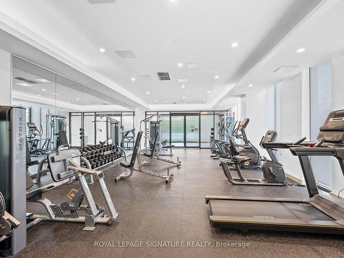 405-215 Veterans Dr, Brampton, ON - Indoor Photo Showing Gym Room