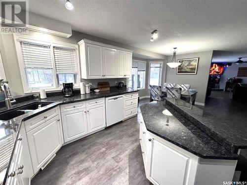 330 3Rd Street E, Annaheim, SK - Indoor Photo Showing Kitchen With Double Sink