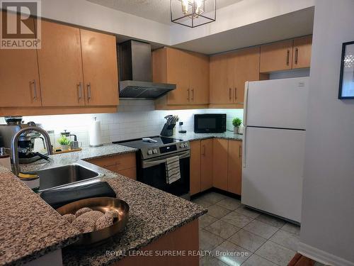 504 - 300 Bloor Street E, Toronto, ON - Indoor Photo Showing Kitchen With Double Sink