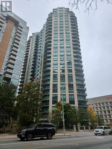 504 - 300 Bloor Street E, Toronto, ON - Outdoor With Balcony With Facade