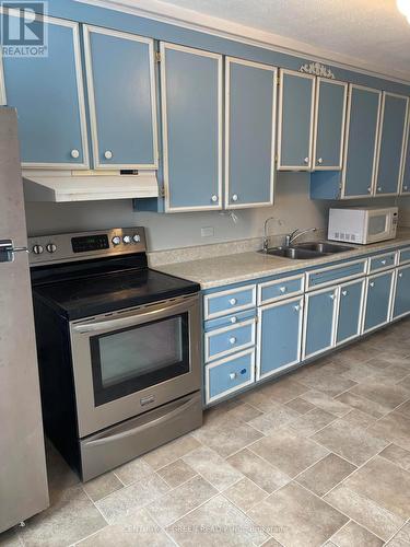 1 - 9 Oakdale Avenue, St. Catharines, ON - Indoor Photo Showing Kitchen With Double Sink