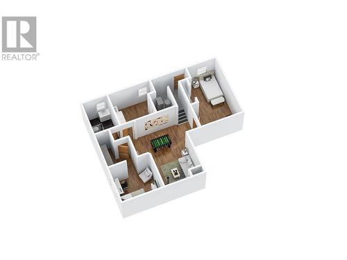 Basement 3D Layout - 2303 19 Street, Vernon, BC - Other