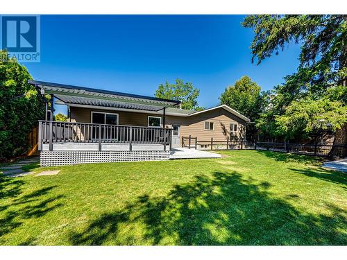 Backyard - 2303 19 Street, Vernon, BC - Outdoor With Deck Patio Veranda