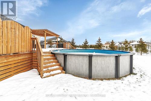 1595 Rangeland Avenue, Ottawa, ON - Outdoor With Above Ground Pool