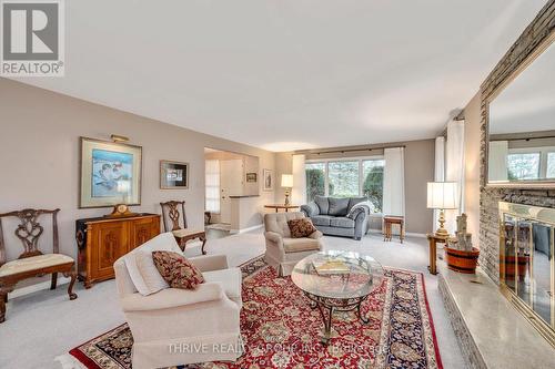 720 Hillcrest Drive, London, ON - Indoor Photo Showing Living Room With Fireplace