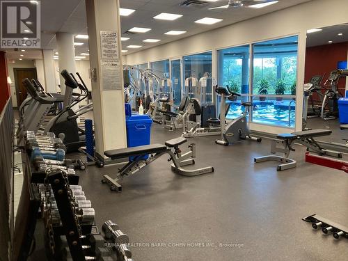 2501 - 1 Rean Drive, Toronto, ON - Indoor Photo Showing Gym Room