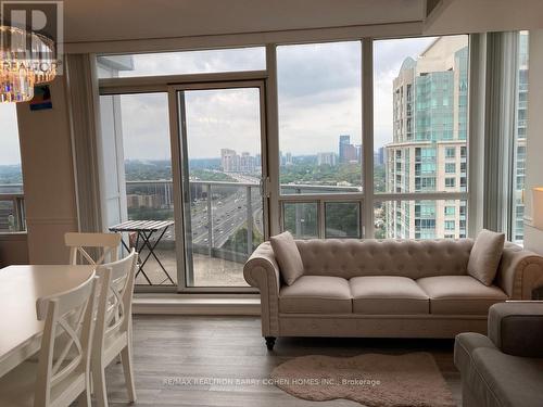 2501 - 1 Rean Drive, Toronto, ON - Indoor Photo Showing Living Room