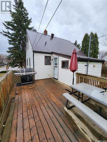 813 Souris Avenue, Weyburn, SK - Outdoor With Deck Patio Veranda With Exterior