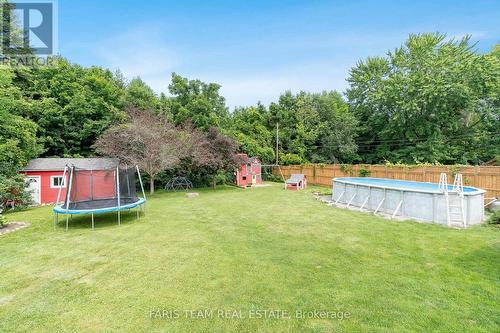 220 Moonstone Road E, Oro-Medonte, ON - Outdoor With Above Ground Pool With Backyard