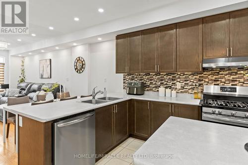 150 Remembrance Road, Brampton, ON - Indoor Photo Showing Kitchen With Double Sink With Upgraded Kitchen