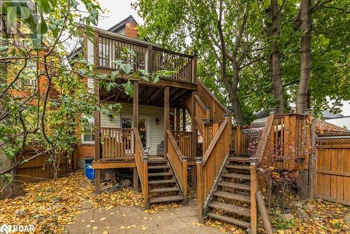 Seperate entrances to backyard - 109 Fairleigh Avenue S, Hamilton, ON - Outdoor With Deck Patio Veranda