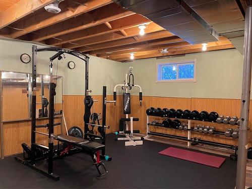 218 Rd & Hwy #10 Highway, Swan River, MB - Indoor Photo Showing Gym Room