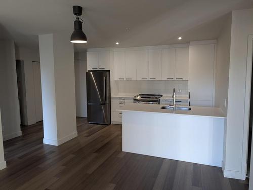 Cuisine - 115-8325 Av. Christophe-Colomb, Montréal (Villeray/Saint-Michel/Parc-Extension), QC - Indoor Photo Showing Kitchen With Double Sink